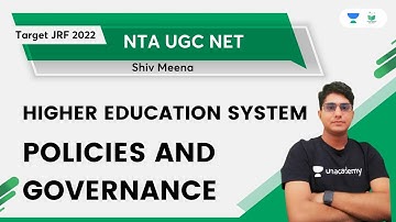 Higher Education System | Policies and Governance | NTA UGC NET | Shiv Kumar Meena