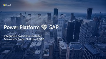 Integration possibilities between Power Platform and SAP
