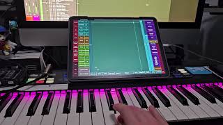 Logic Pro + Plugsearch 4 + TouchOSC + Keyboard Maestro