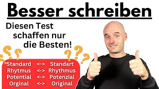 Wer diese Wörter richtig schreibt, hat mindestens C1-Niveau | Rechtschreibung verbessern