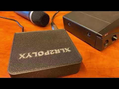 Connect any wireless microphone receiver to POLY STUDIO X50, STUDIO X52