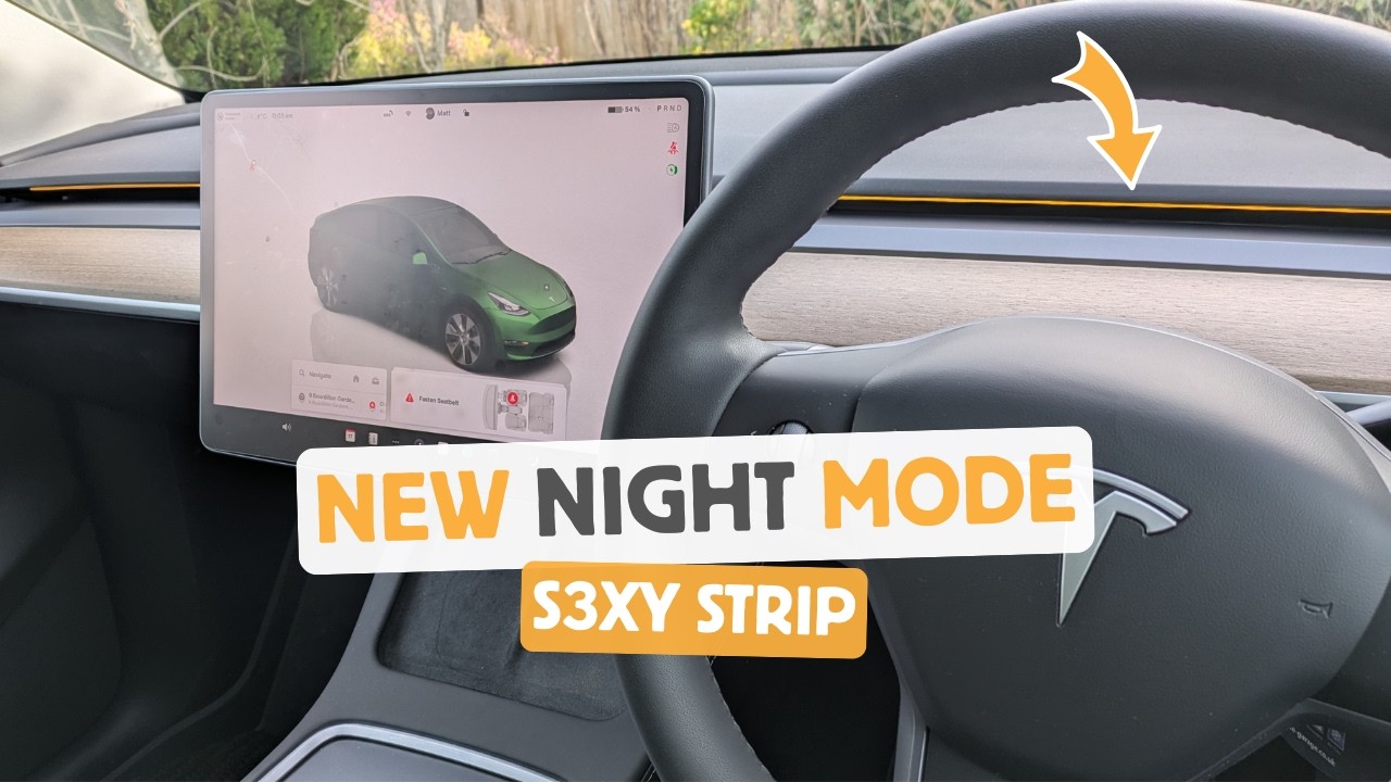 Tesla S3XY STRIP review - Now improved with NIGHT MODE in update
