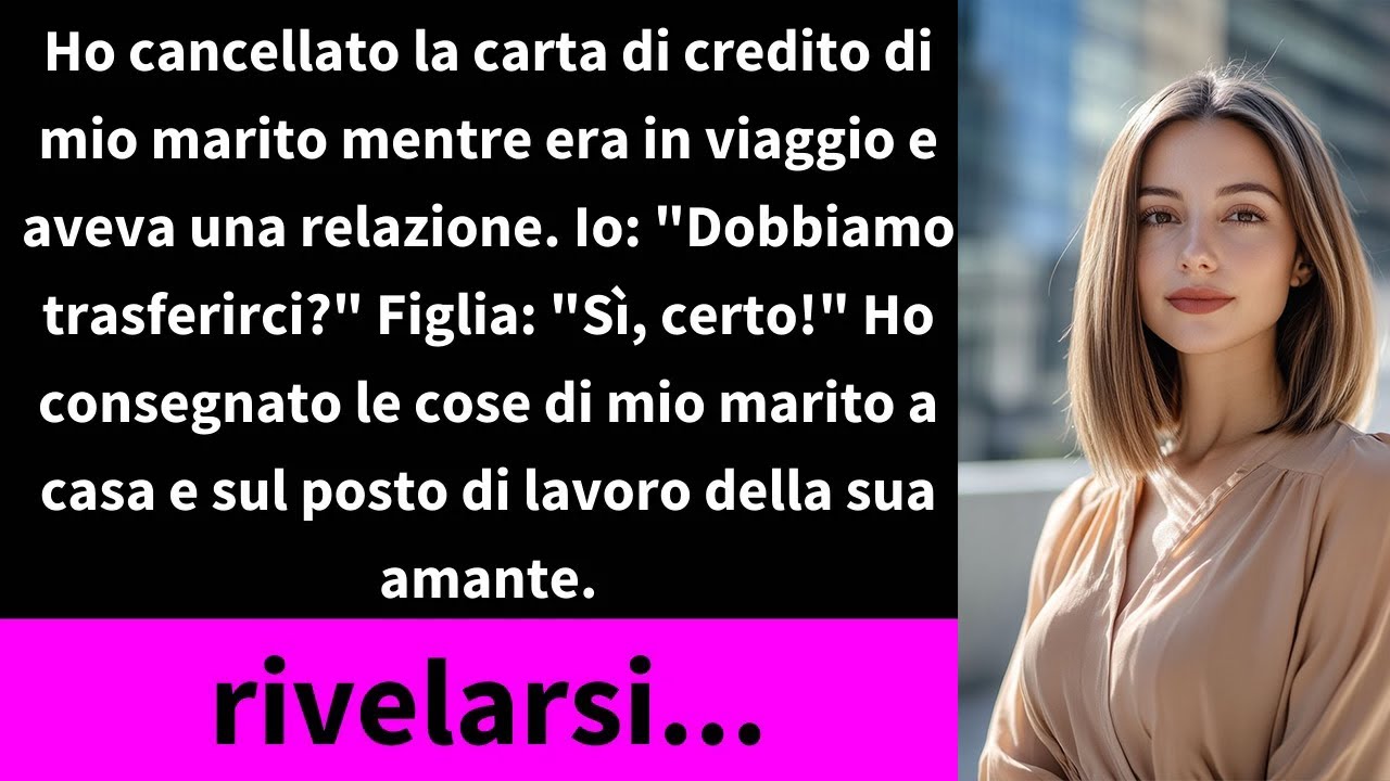 Mio marito è andato in viaggio con la sua amante, quindi ho cancellato ...