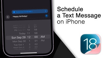 How To Schedule A Text Message on iPhone! [iOS 18 Update]