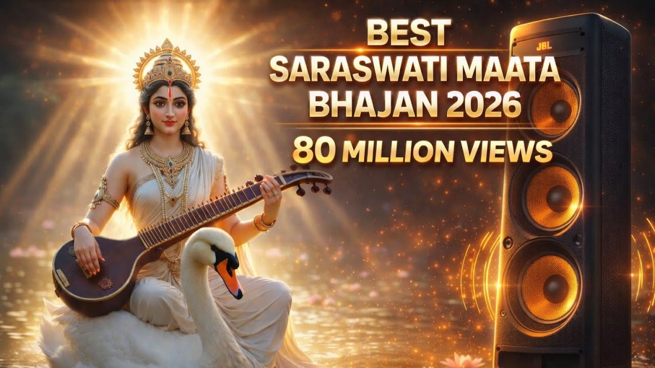 🙏 ॐ जय सरस्वती माता | Spiritual Bhajan for Knowledge & Wisdom|JBL DJ 🎧Hard bass song2026