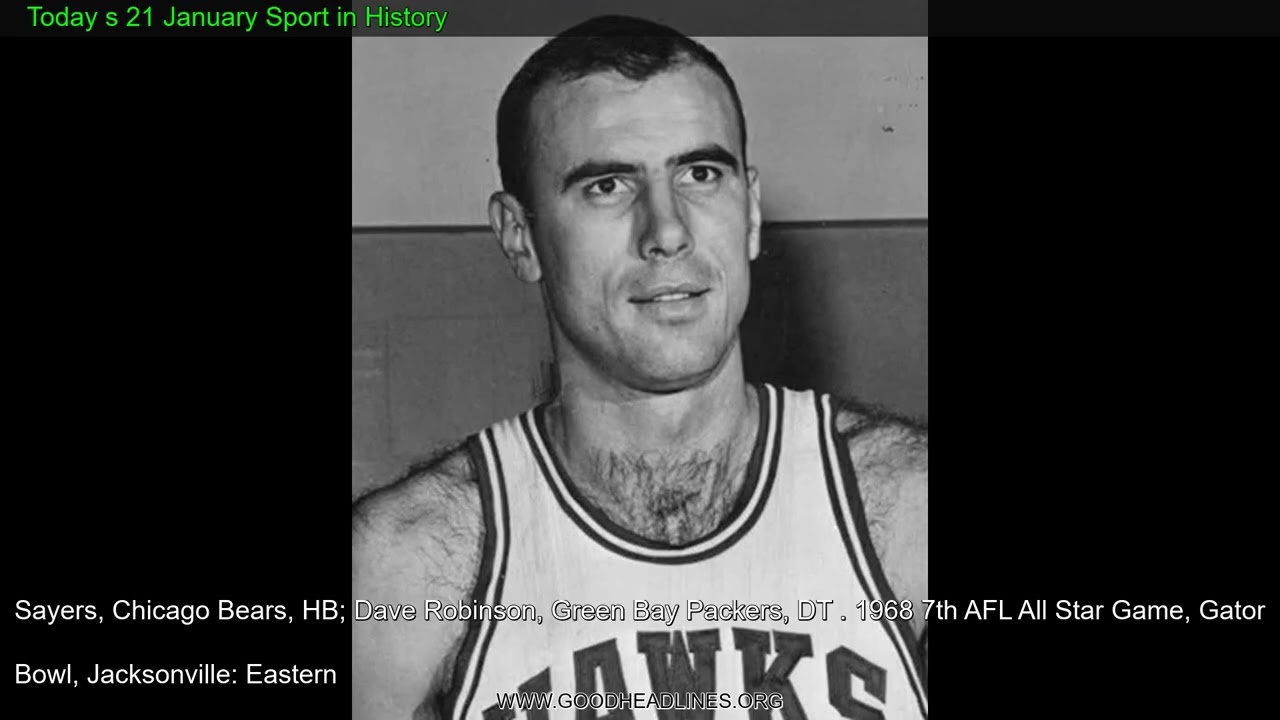 Today s 21 January Sport in History