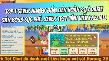 Ngọc Rồng Online | Quái Vật Top 1 Namec Đấm Liên Hoàn  2 Tỷ Dame Săn Boss Cực Khoẻ Nhặt Đồ Liên Tục