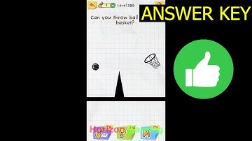 Draw 2 Save: Stickman Puzzle LEVEL 285 Can you throw ball into the basket - Gameplay Walkthrough