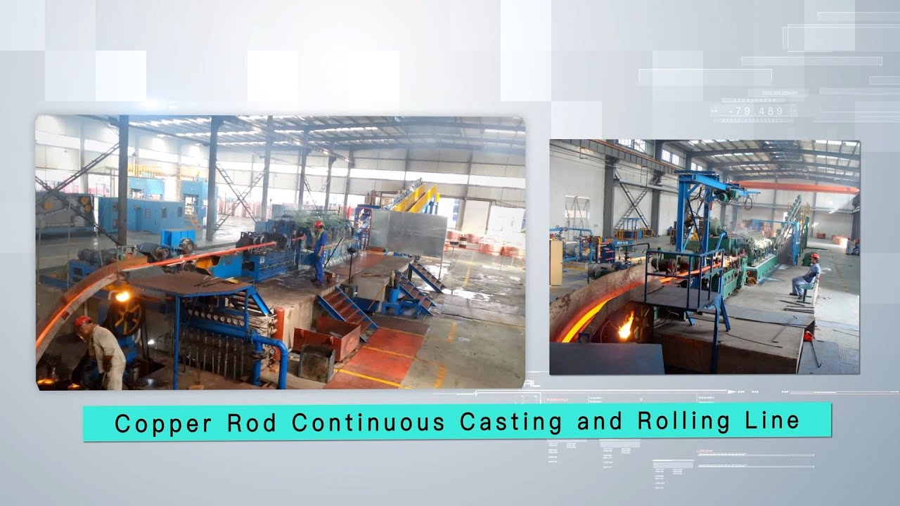 Copper Rod Continuous Casting and Rolling Line (Scrap Copper) YouTube