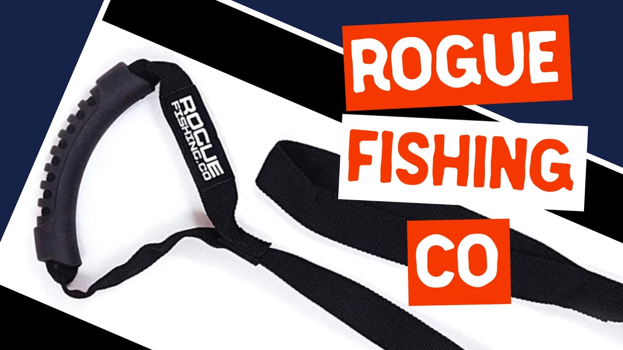 Standing Up kayak fishing with The Ally Stand Up Assist and Drag Strap from Rogue  Fishing Co. 