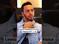 Lewis Hamilton’s Explains the Impact of G-Force 🤯 #f1 #lewishamilton #shorts