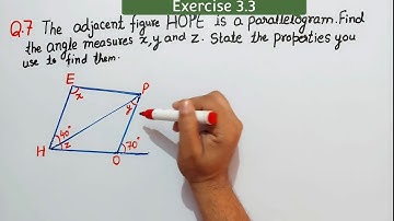 Exercise 3.3 Q7 class 8 | Understanding Quadrilaterals CH 3 NCERT Maths Ex 3.3 Q7 class 8 | cbse 8