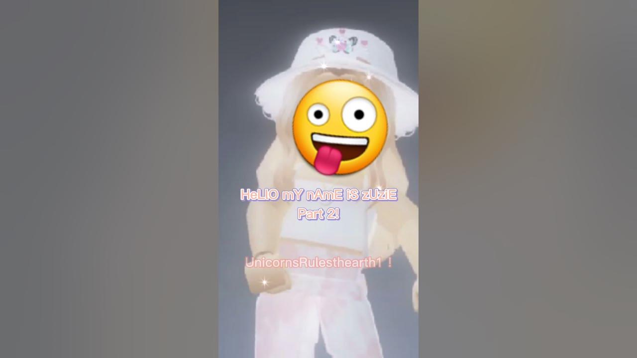 Hello My Name Is Zuzie Roblox Id Hello My Name Is Zuzie || Roblox Edit ||. - YouTube