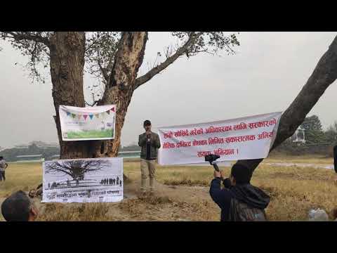 Occupy Tudikhel mahaabhiyan standup comedy by lekhmani trital.