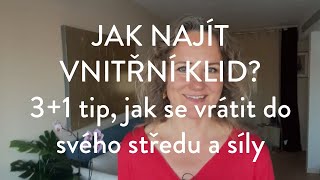 DENISA ŘÍHA PALEČKOVÁ - JAK NAJÍT VNITŘNÍ KLID? 🧘‍♀️ 3+1 tip, jak se vrátit do svého středu a síly