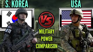 SOUTH KOREA VS USA MILITARY POWER COMPARISON 2021 - USA VS SOUTH KOREA