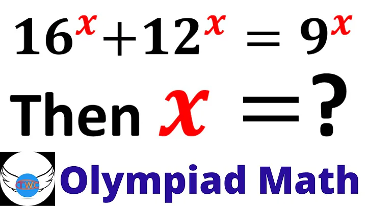 Solve Difficult Exponential Problem in Easy Way | Olympiad Mathematics