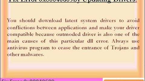 Resolving Error 0x80040609
