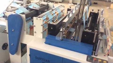 full auto roll garbage bag machine