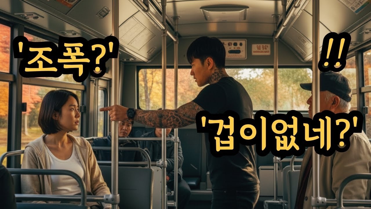 추석 귀향버스, 노인들 건들던 조폭 강도를 본 해병대 중령 여군이 그를 피떡갈비 개박살을 내는데   #감동 #오디오북 #해병대