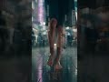 Rain Walk Tokyo #barefootinrain #rain #wetsuit