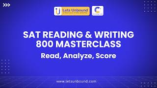 SAT Reading & Writing 800 Masterclass: Read, Analyze, Score