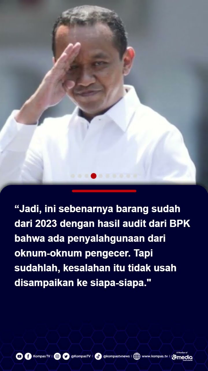 Bahlil Respons Dasco yang Sebut Larangan Pengecer Jual Elpiji 3 Kg Bukan Kebijakan Prabowo #prabowo