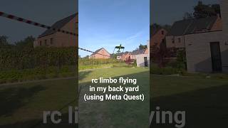 RC limbo flying in my back yard (in Mixed Reality)