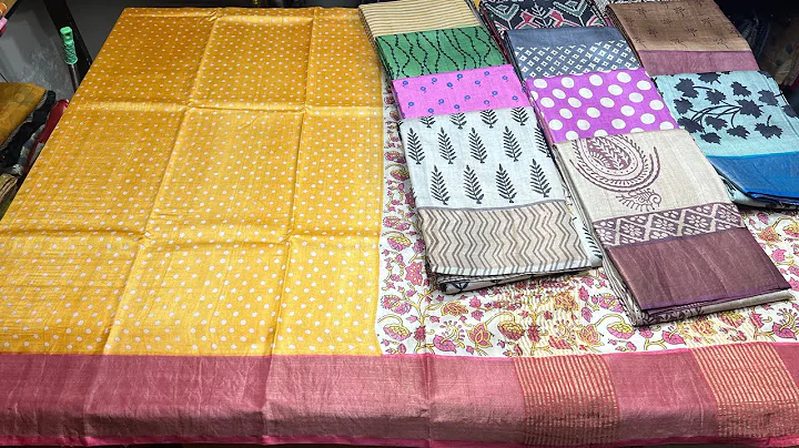 13 Dec ‘25 | Pure Tussar @5450 silk sarees | Yugamugi 9789638283