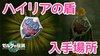 【ゼルダの伝説】最強盾ハイリアの盾入手！場所紹介【ティアーズオブザキングダム】実況！