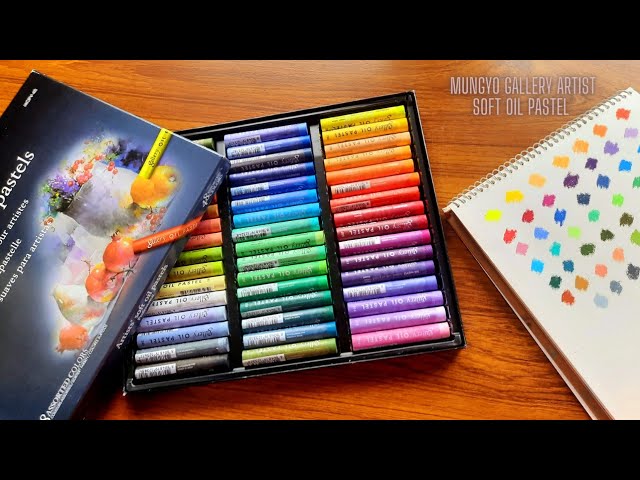 Mungyo Gallery Artists' Soft Pastels 48 Colors Unboxing and Review 