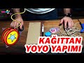 Yoyo Nasıl Yapılır? Karton Kağıttan Yoyo Yapımı - Basit Kolay Yoyo Yapmak - El Yapımı Yoyo