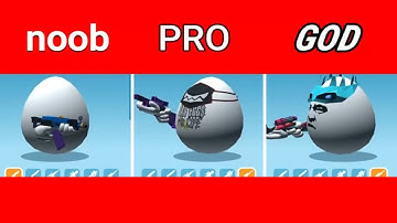 NOOB VS PRO VS GOD! (Shell shockers)