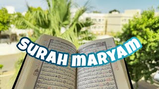 Quran ASMR | Silently reading surah Maryam (Mary)