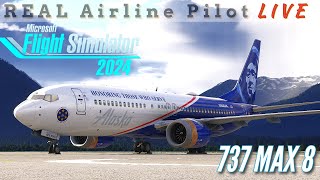 iFly 737 MAX 8 | Update | An Airbus Pilot flying a Boeing...in Alaska...|  #msfs #msfs2024 #boeing