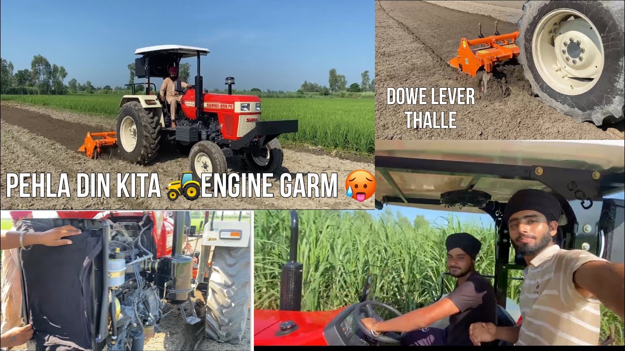 swaraj 855 new model 2024 da kita ajj pehle din engine 🚂 garm 🥵 | full detail video #subscribe