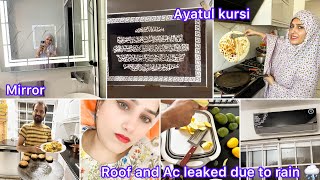 Roof and AC LEAKED After Heavy Rain | ayatul kursi installed