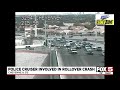 Las Vegas police officers injured in crash near 215 beltway, Cheyenne