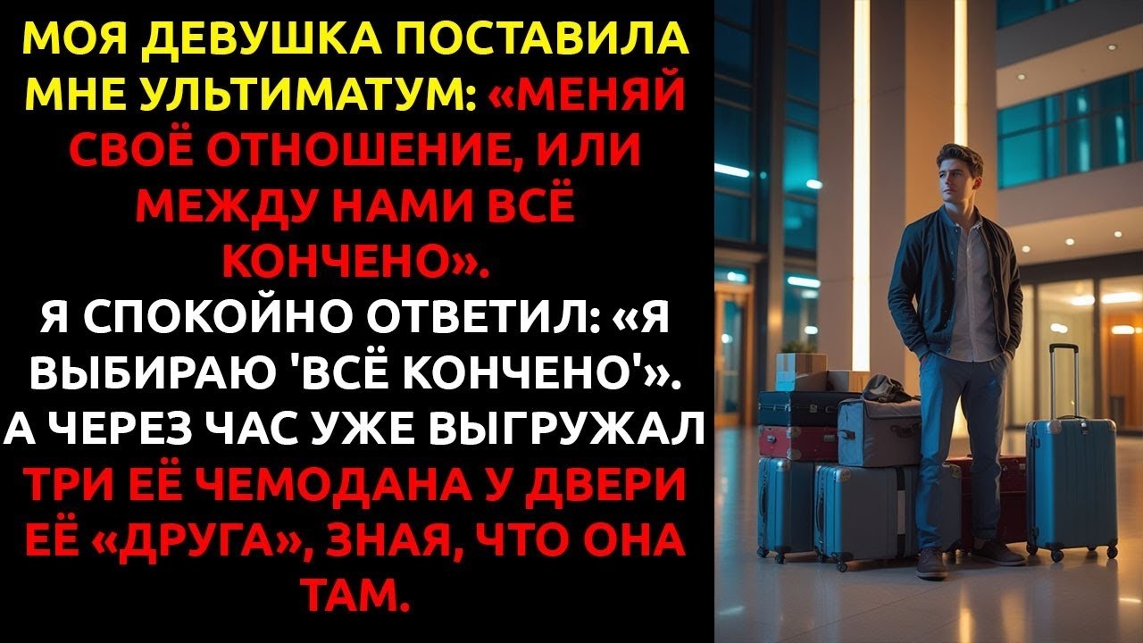 Моя девушка поставила УЛЬТИМАТУМ - и я отвёз все её вещи к её любовнику