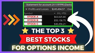 The 3 Best Stocks For Options Income (For Beginners)