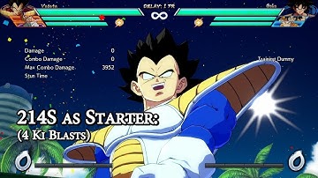 [Obsolete]【DBFZ v1.11】 Base Vegeta Corner Loop Demo (5300+ damage meterless)