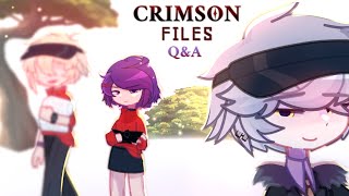 Crimson Files Q&A | MURDER DRONES AU | part 1