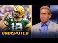 Skip Bayless thinks Aaron Rodgers' recent numbers show that he's 'in decline' | NFL | UNDISPUTED