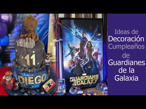 Ideas de Decoracion Fiesta de Guardianes de la Galaxia  @DBombonEventos