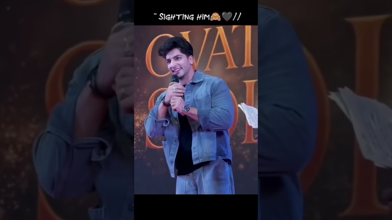 sighting him 😅👀🙈  