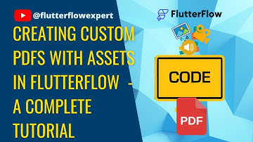 Creating Custom PDFs with Assets in @FlutterFlow - A Complete Tutorial