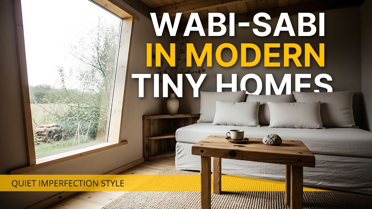 Wabi-Sabi Living — Serenity Inside Modern Tiny Homes