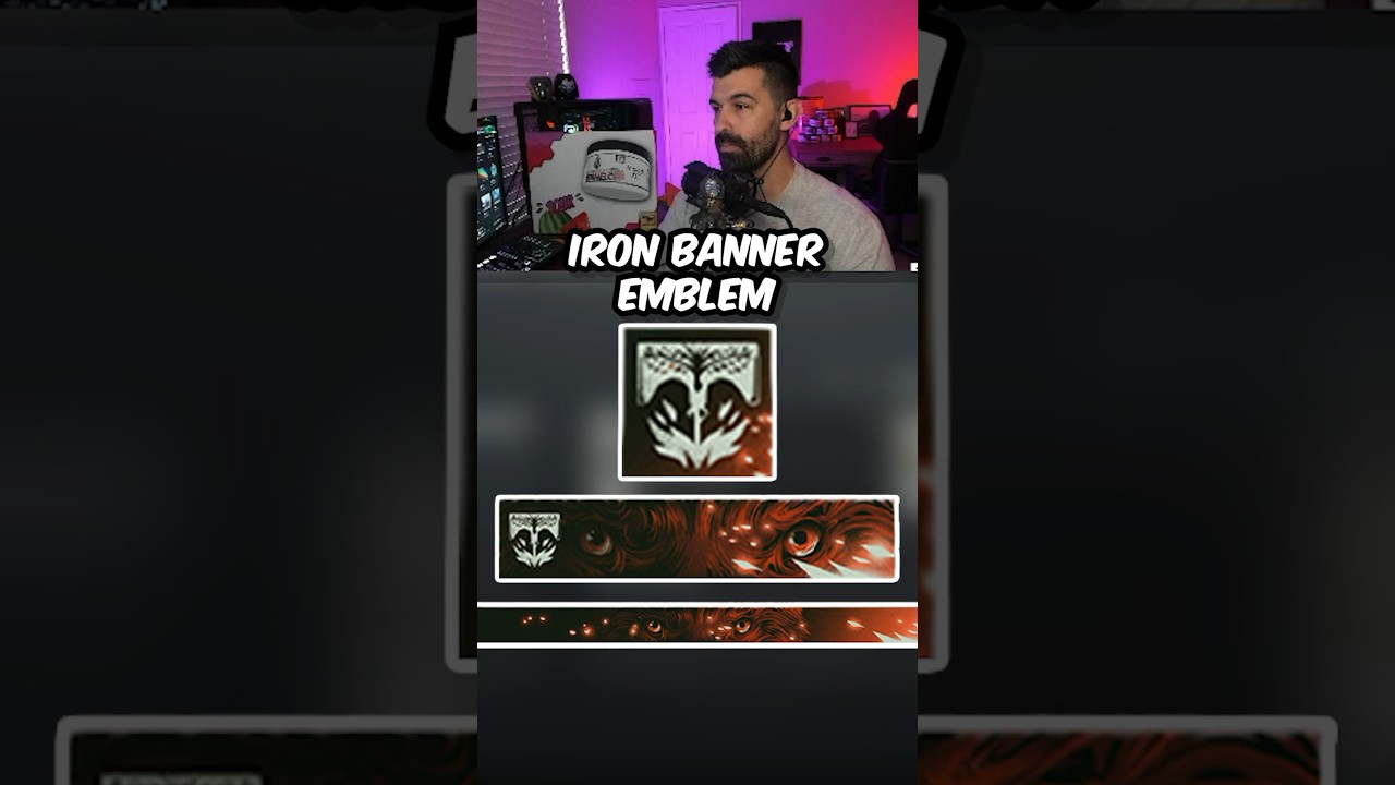 IRON BANNER EMBLEM GOES HARD #destiny2 #malachixcii #mxcii