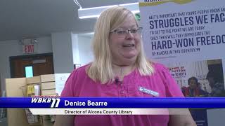 Rightfully Hers exhibit on display at the Alcona County Library