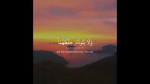 سورة البقرة الاية... 255... "آية الكرسي" تلاوة رائعة 🙏🌺... حالات واتس اب